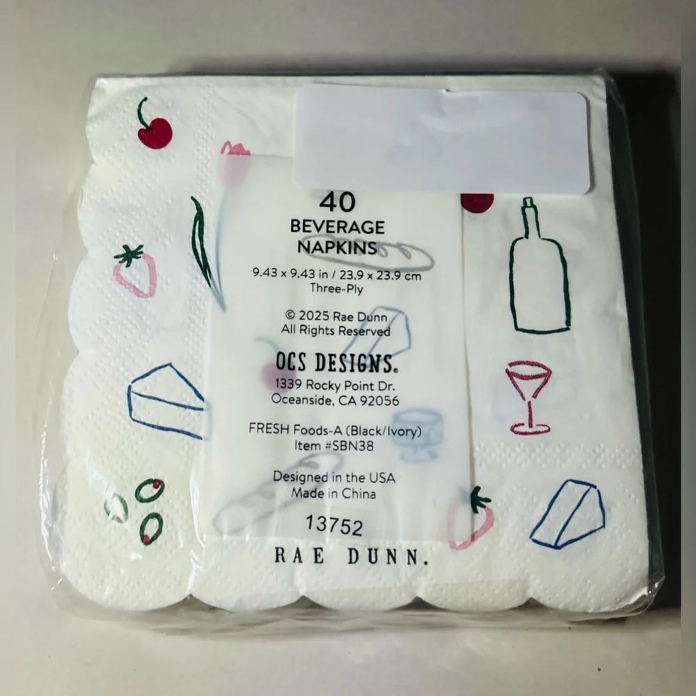 New Rae Dunn Dessert Plates 8